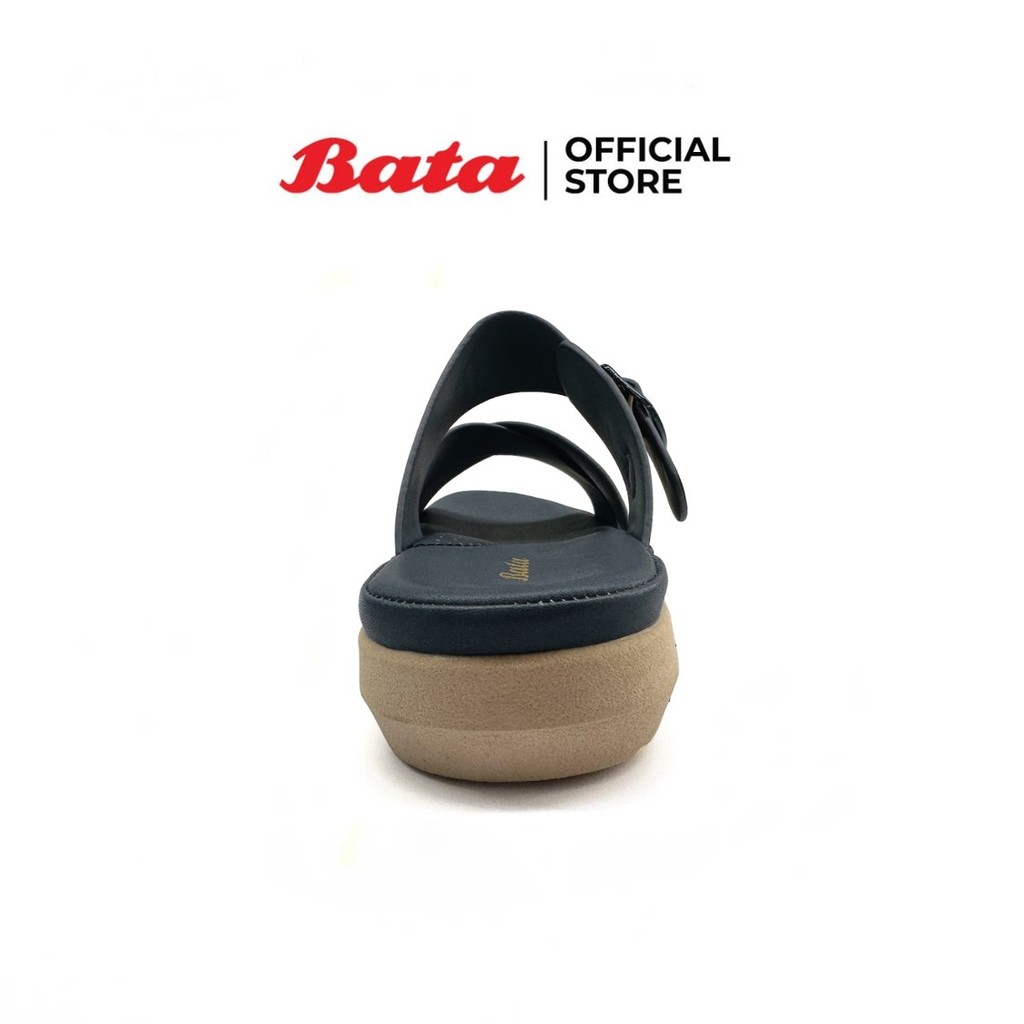 Bata บาจา รองเท้าแตะแบบสวม รองน้ำหนักเท้า สวมใส่ง่าย สำหรับผู้หญิง สีน้ำเงิน รหัส 6619115