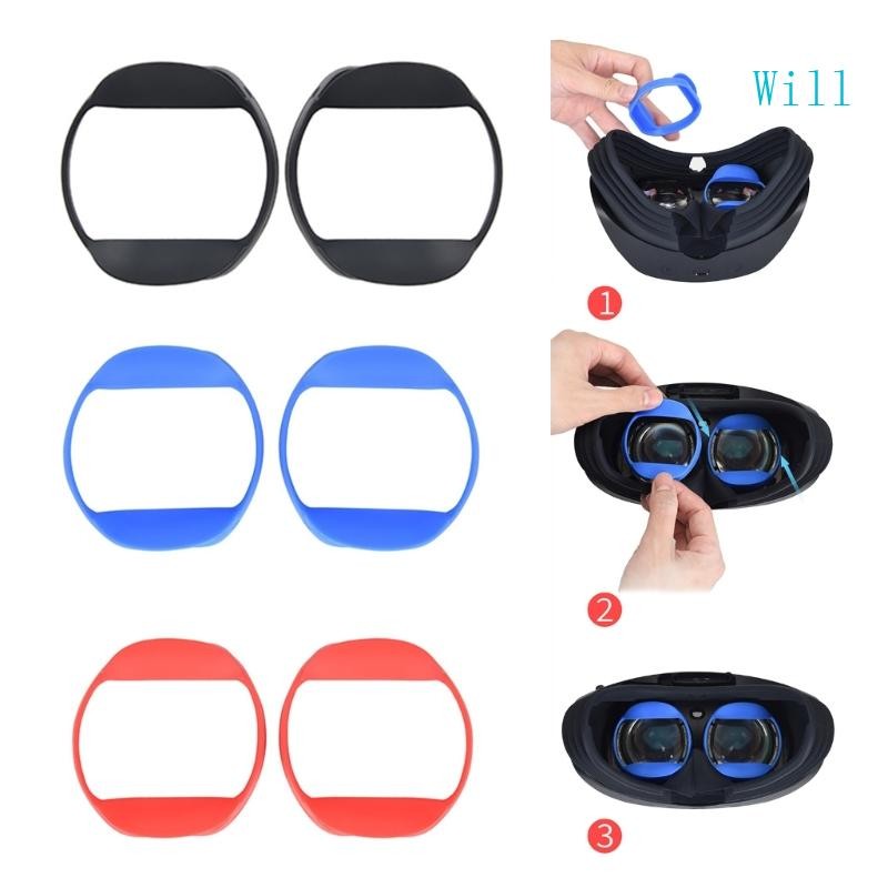 Will Soft Lens Cover VR Glasses Pads Protective Caps Sleeves for PS VR2 Headset