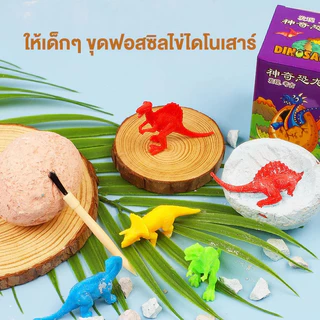 🔨เตรียมจัดส่ง🔨ยกกล่อง i-Dig ของเล่น การขุดค้นไข่ไดโนเสาร์ไข่ surprise ใหม่ กล่องตาบอดแปลกๆ ขุดฟอสซิล