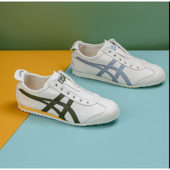 Onitsuka MEXICO 66 Onitsuka (หนังชั้นแรกคุณภาพสูง) รองเท้าผ้าใบลําลองคลาสสิกรองเท้าวิ่งผู้ชาย/รองเท้าแฟชั่นสตรี (จัดส่งฟรี)