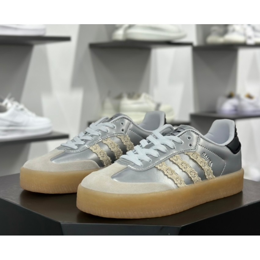 Adidas SAMBA VALENTNE รองเท้าผ้าใบพื้นหนาลำลอง IG5744