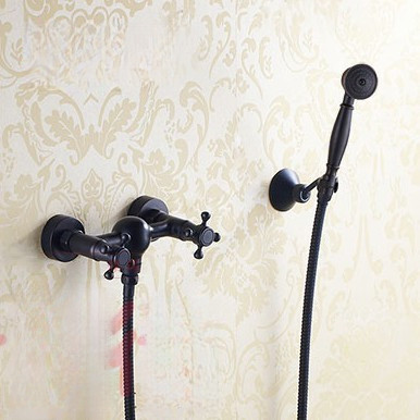 Black Bathroom Black Faucet Black Faucet Bathtub Faucet Shower Head Wall Faucet Black Wall Faucet Ba