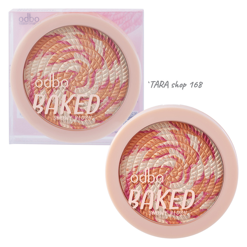 odbo บลัชออน โอดีบีโอ เบคท์ สโนวี่ บลัช   OD1308