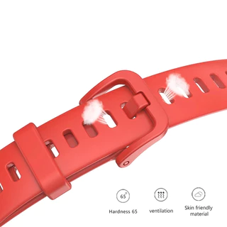 สายซิลิโคนนุ่ม for Huawei Band 10 / Huawei Band 9 / Huawei Band 8 สายกันน้ำและทนทาน for Huawei / Honor Band 7 6