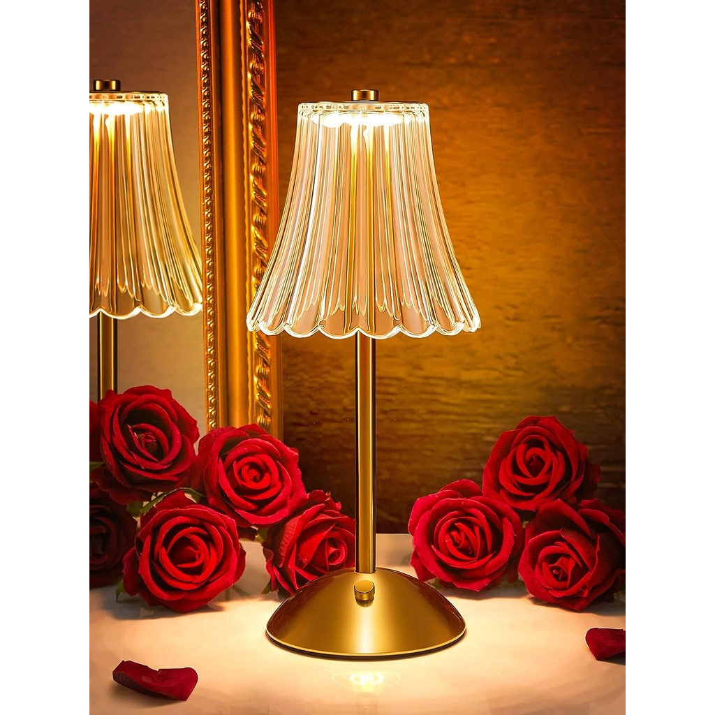 ห้องนอนสัมผัสไฟกลางคืนชาร์จโคมไฟอ่านหนังสือตั้งโต๊ะสําหรับร้านอาหารโรงแรมบาร์ตกแต่งแสง