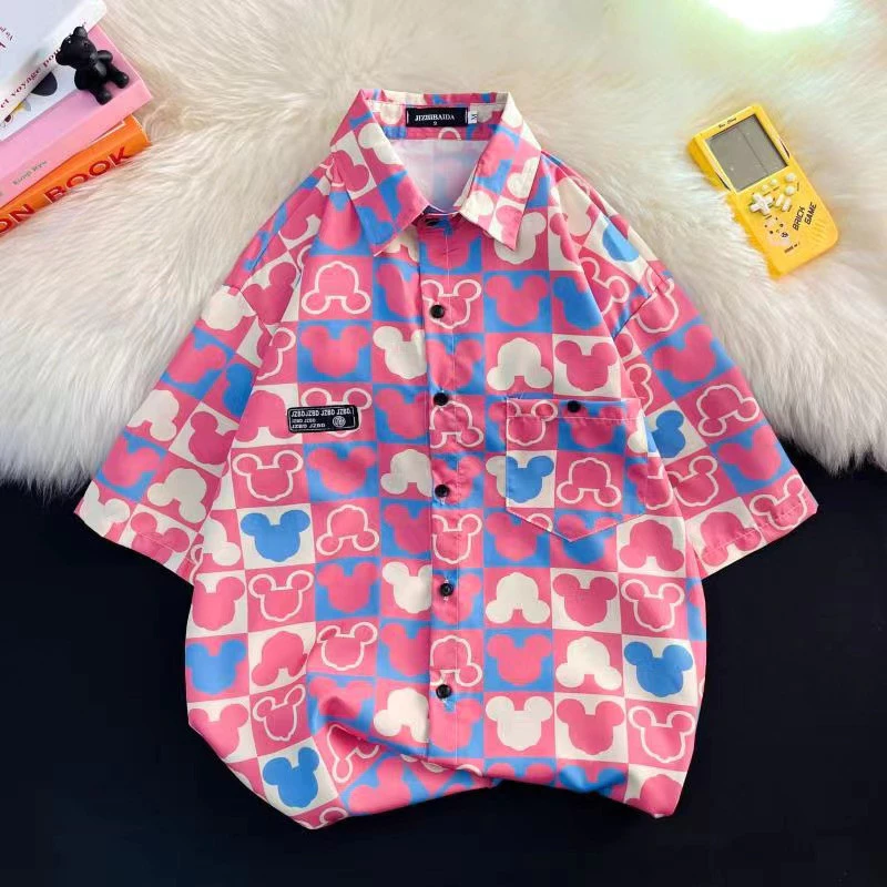 เสื้อผู้หญิงแขนสั้น สไตล์ฮาวาย ลายดอกไม้ thumbnail 6