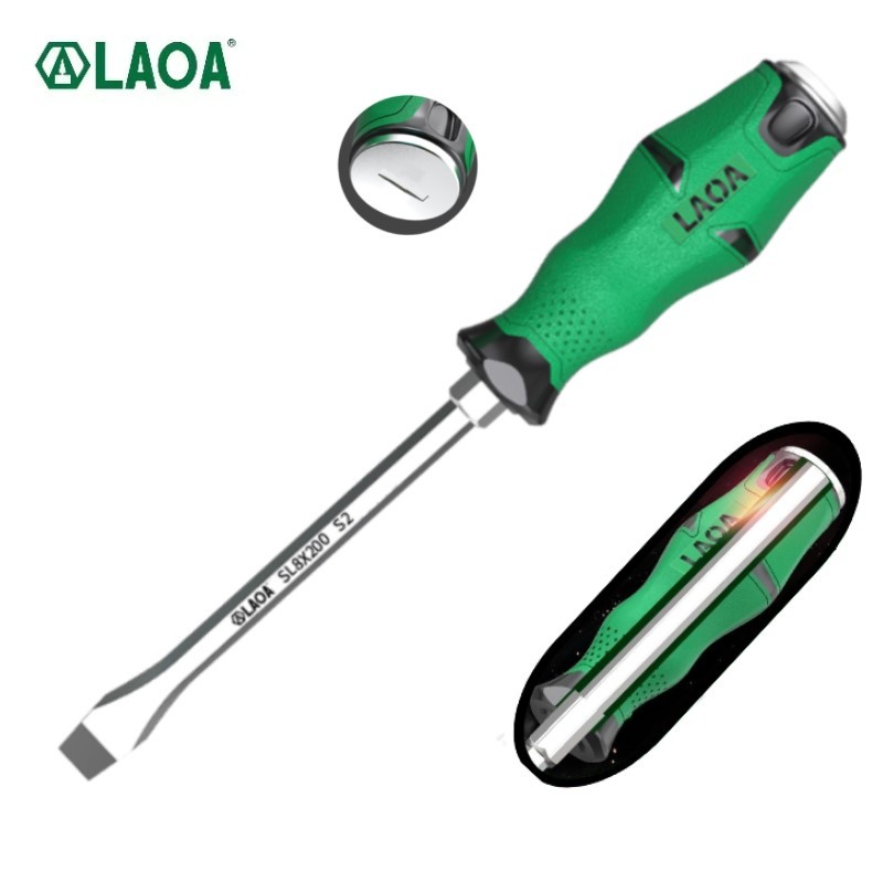 Laoa Phillip ไขควงพร้อมไขควง Slotted Magnetism โลหะผสมเหล็ก 58HRC พร้อมฟังก์ชั่นแตะ