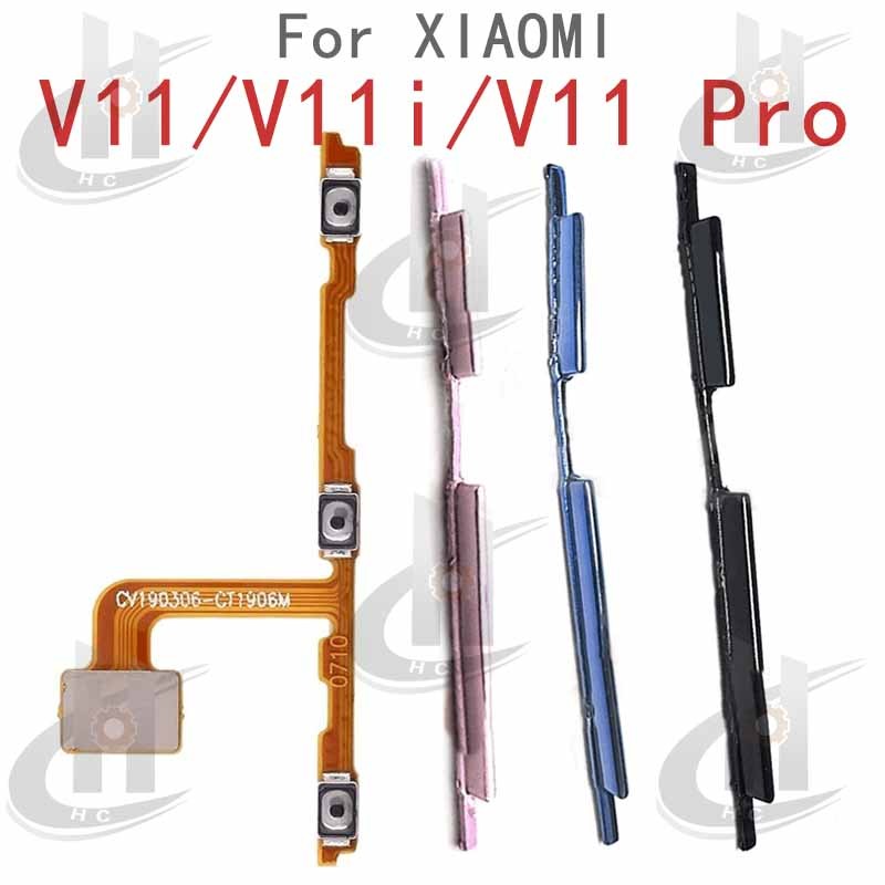 สําหรับ VIVO V11 / V11 Pro / V11i / Y97 ปุ่มปรับระดับเสียงไฟปุ่มปุ่ม Flex Cable Keys ปุ่มปิดระดับเสียงปุ่มขึ้นและลงด้านข้างส่วนทดแทน