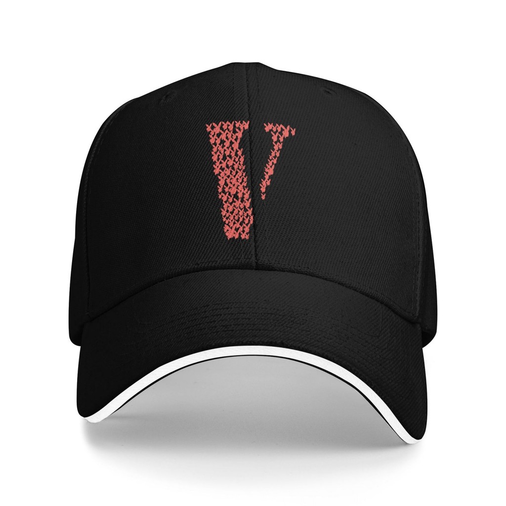 Vlone X Playboi Carti Red - Ships หมวกเบสบอลลําลองขายส่งทันที