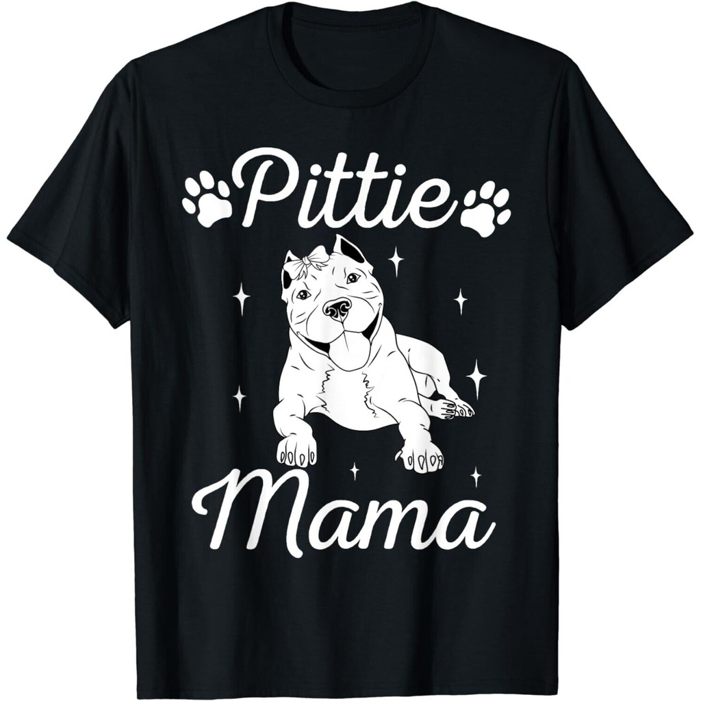 Pitbull Mama Pit Bull Terrier Lover Dog Owner Pibble Mommy เสื้อยืด Unisex