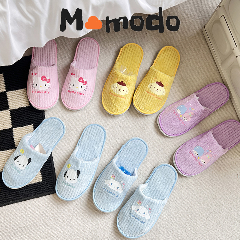 รองเท้าแตะในร่มลายการ์ตูนผู้ใหญ่และเด็กน่ารัก