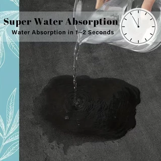 พรมห้องน้ำ 40*60CM มีกันลื่น รุ่นนี้ซับน้ำดีมาก