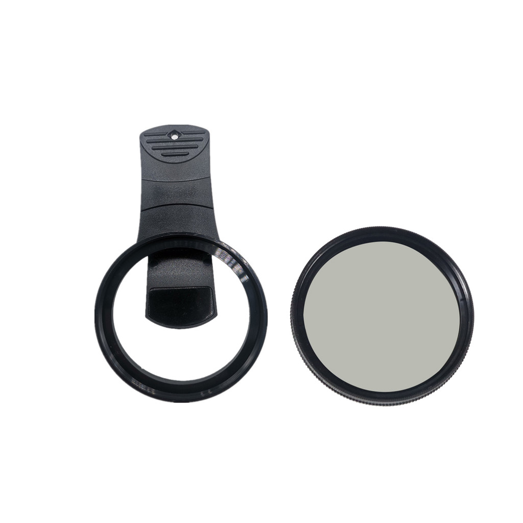 52mm Circular Universal Portable Polarizer Camera Lens Clip CPL/UV Filter Kit for iPhone โทรศัพท์มือถือสมาร์ทโฟน