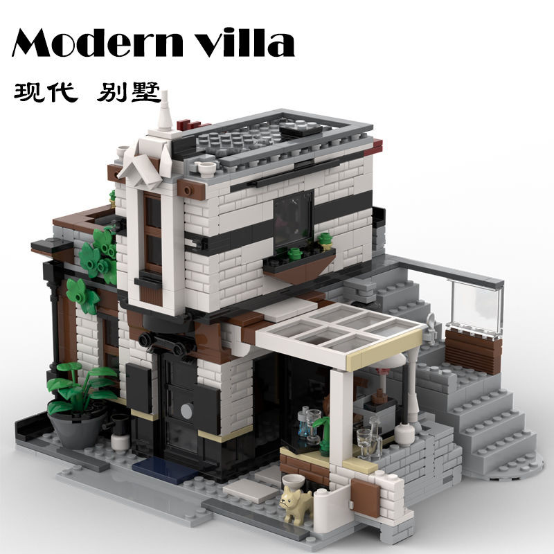 Fanxiong Rescue 10291 Fanxiong Rescue Building Street View ประกอบของเล่นเพื่อการศึกษา Fanxiong Rescu