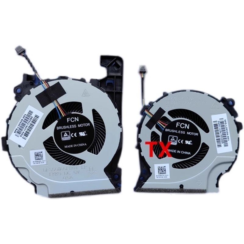 ยี่ห้อใหม่สําหรับ HP 15CX 15-CX CX0XXXXX 15T-CX TPN-C133 L20334-001 L20335-001 พัดลมระบายความร้อน