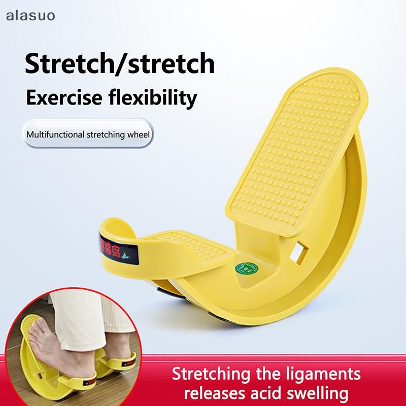 [ala] 1/2 ชิ้นเท้าโยกแผ่นข้อเท้า Achilles Tendon Stretcher น่องกระดานยืดหยุ่นยืดกล้ามเนื้อขาใช้ในบ้านการฝึกอบรม [ขายร้อน]