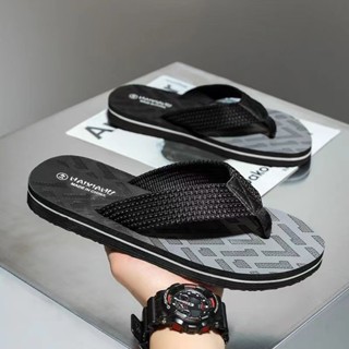 ใหม่ผู้ชาย Flip-Flops รูปแบบเรขาคณิตเกาหลีรุ่นอินเทรนด์ EVA …