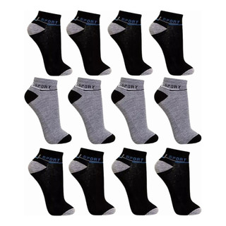 Kit de Meia Masculina Soquete 12 Pares Meias