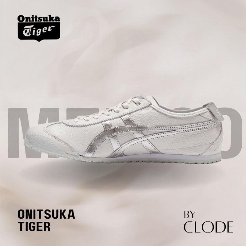 Onitsuka Tiger Mexico 66 'สีขาว/สีเงิน'