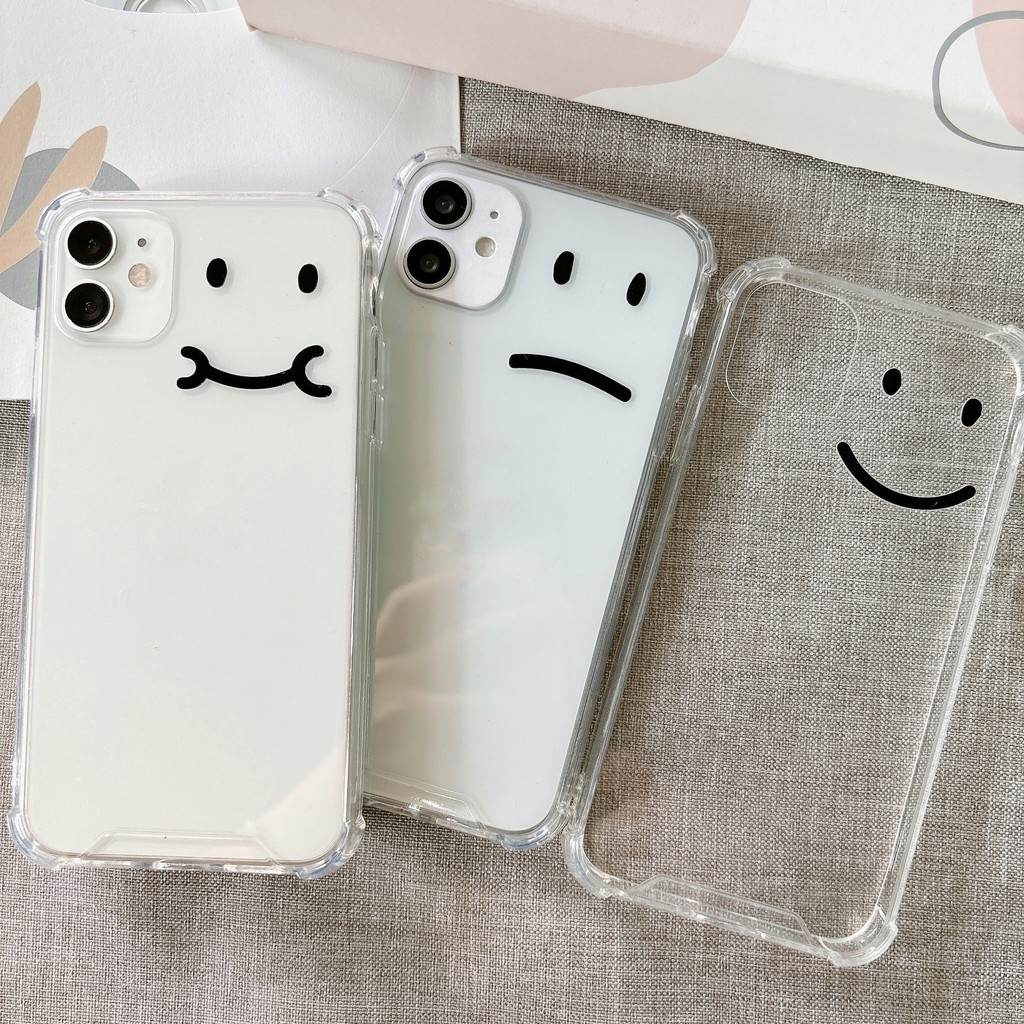 เคสใส เคสโทรศัพท์มือถือ มีมุม ลายรูปหน้า