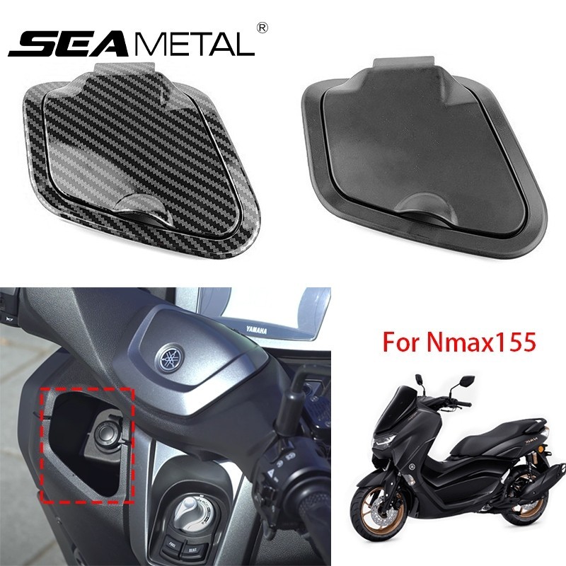 Seametal ผ้าคลุมกระเป๋าด้านข้างรถยนต์ 6D สําหรับ YAMAHA NMAX NMAX 2020-2023 MOTO-8216
