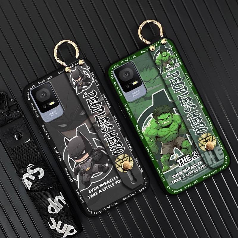 cell phone cover Wrist Strap Phone Case For TCL 405/406/408/T506S Shockproof mobile phone case mobil