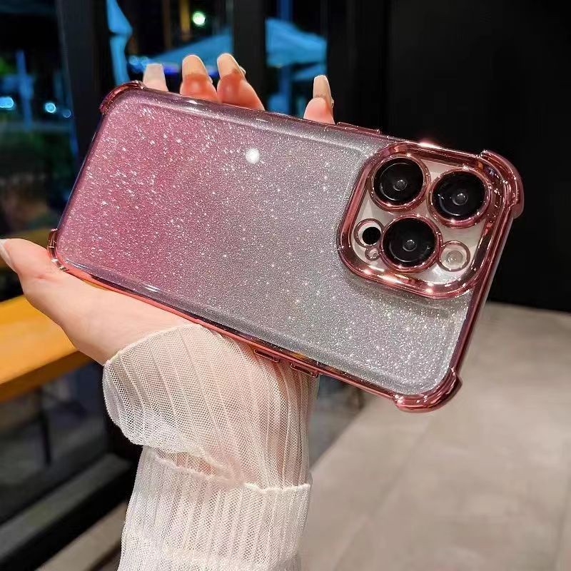 เคสโทรศัพท์มือถือ กันกระแทก ลายกลิตเตอร์ หรูหรา สําหรับ Iphone 11 Pro Max 12 13 14 15promax 13pro 14pro 15plus