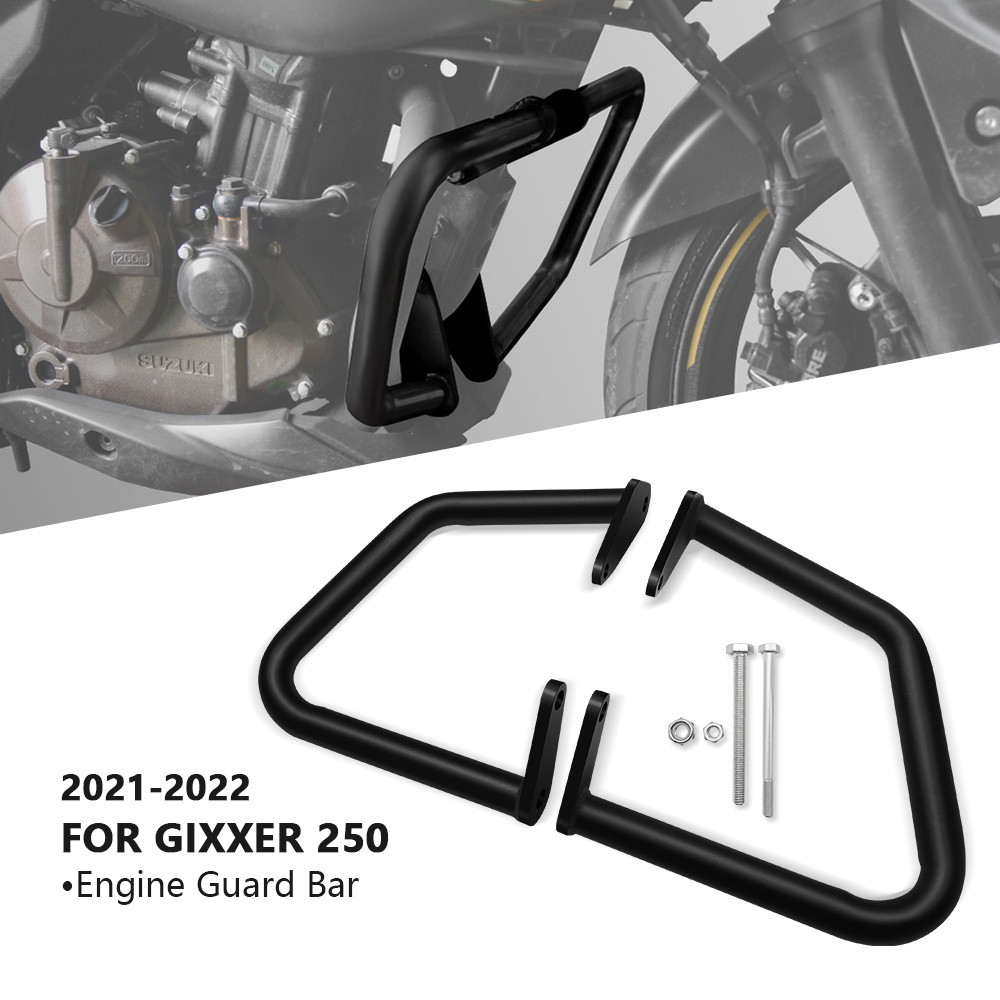 การ์ดเครื่องยนต์รถจักรยานยนต์เข้ากันได้ 2021-2022 สําหรับ GIXXER 250 การ์ดเครื่องยนต์ gixxer 250 การ