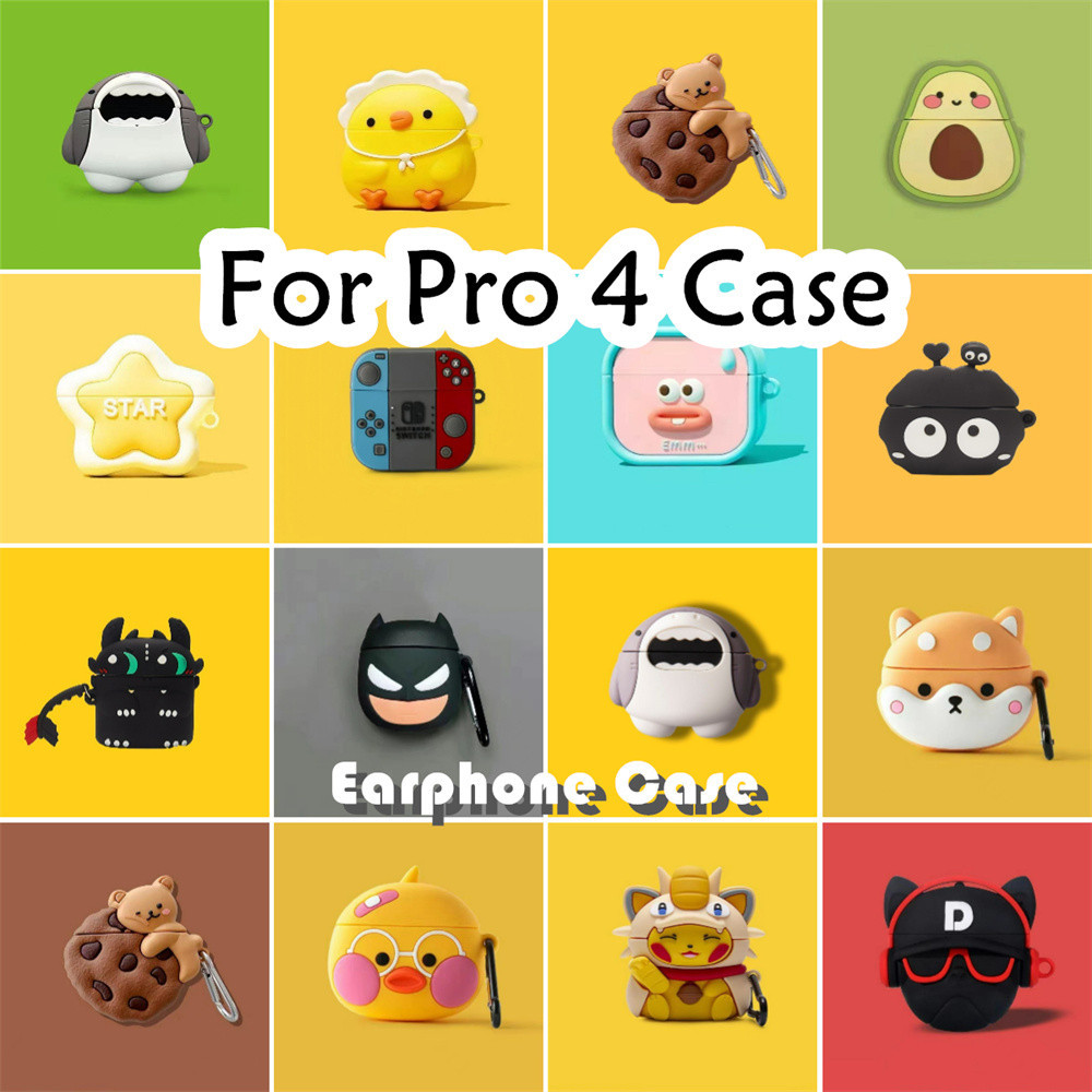 【3Cideas】นําไปใช้กับ Pro 4 เคส Case เคสหูฟัง การ์ตูนตลก ซิลิโคนนุ่ม เคส เคสหูฟัง NO.3