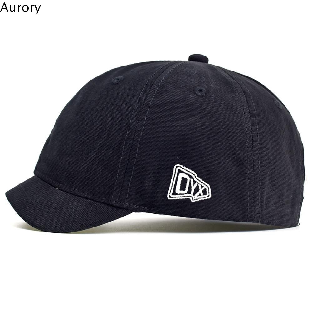 Aurory หมวกแก๊ปเบสบอล ผ้าฝ้าย ทรงปีกสั้น สไตล์ Trucker
