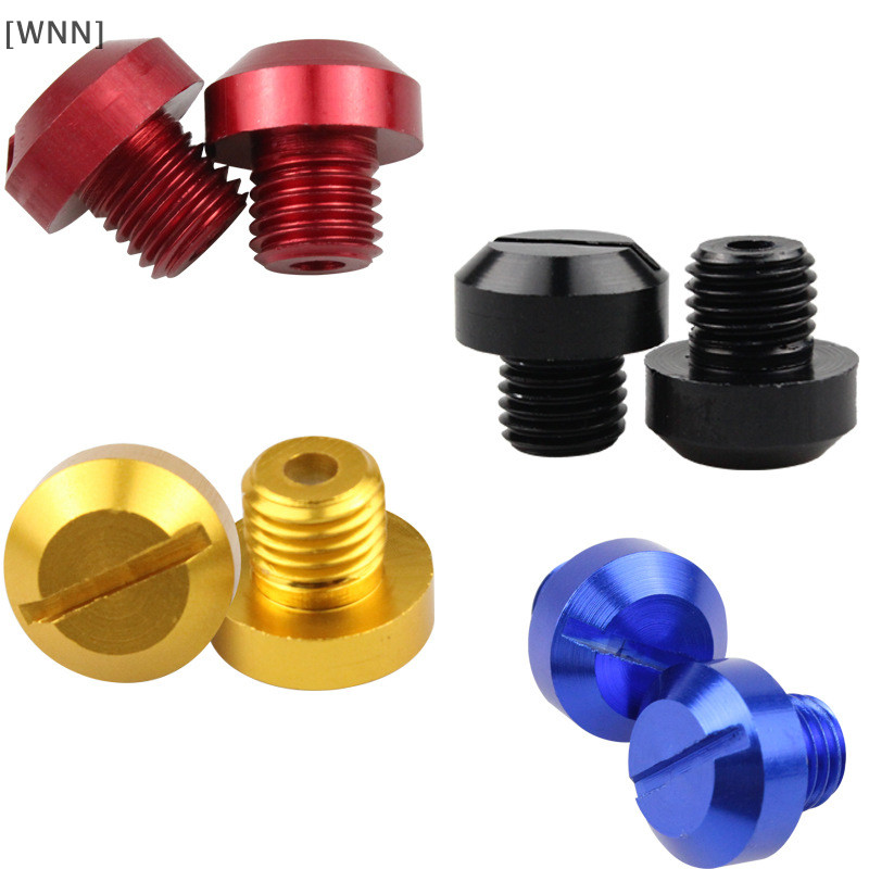 [WNN] พร้อมส่ง สกรูกระจกอลูมิเนียม CNC M10 สําหรับรถจักรยานยนต์ 2 แพ็ค