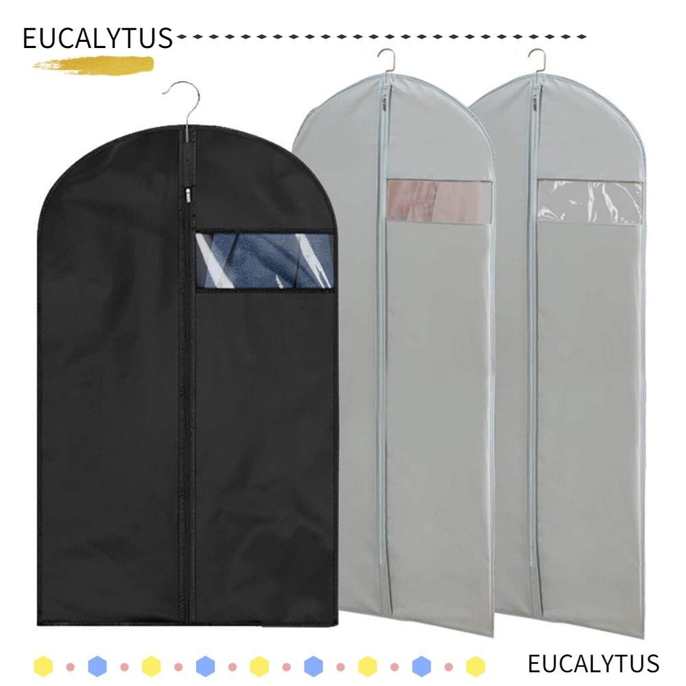 Eitates ถุงเก็บเสื้อผ้า PEVA กันฝุ่น ทนทาน สีดํา สีเทา สําหรับตู้เสื้อผ้า