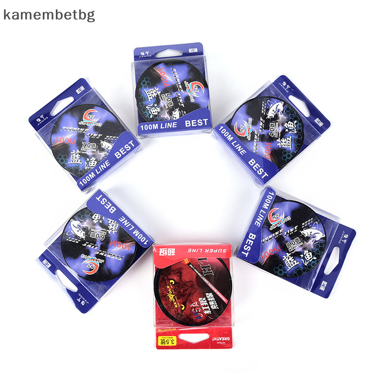Kamembetbg สายเอ็นตกปลา PE แบบถัก 100 ม. 3.5 4 5 6 7 8# TH
