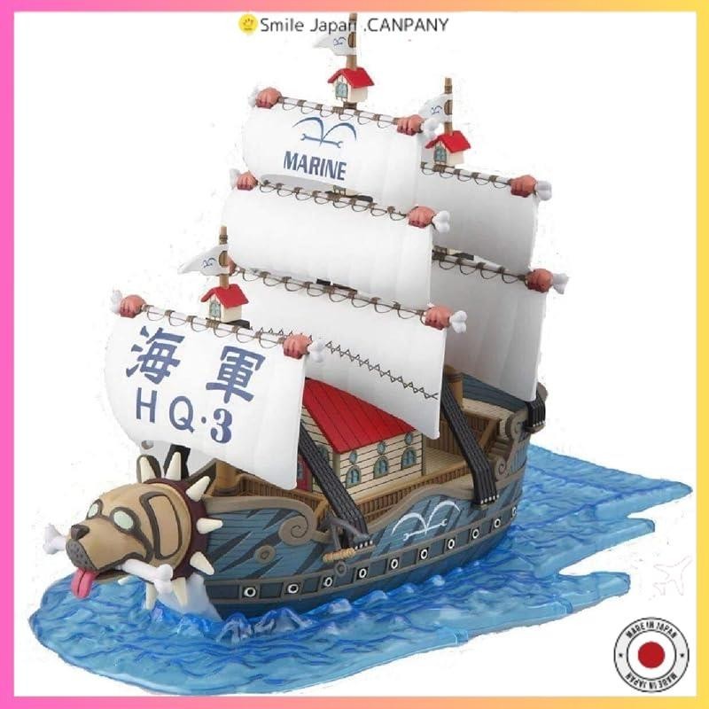 【Direct from Japan】One Piece Grand Ship Collection: Garp's Warship (From TV animation ONE PIECE) Pre-Colored Plastic model