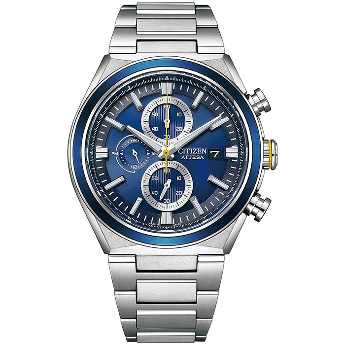 [Authentic★Direct from Japan] CITIZEN CA0837-65L Unused ATTESA Eco Drive Sapphire glass Blue Men Wrist watch นาฬิกาข้อมือ