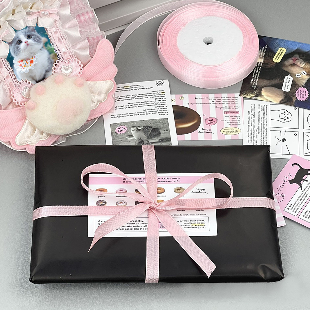 ริบบิ้น สีพื้น แฮนด์เมด DIY สําหรับตกแต่งบรรจุภัณฑ์ ของขวัญ