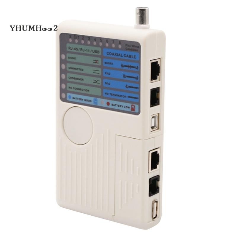 [yhumh002 ]RJ11 Rj45 USB BNC LAN Network Cable Tester Remote LAN Cables Detector