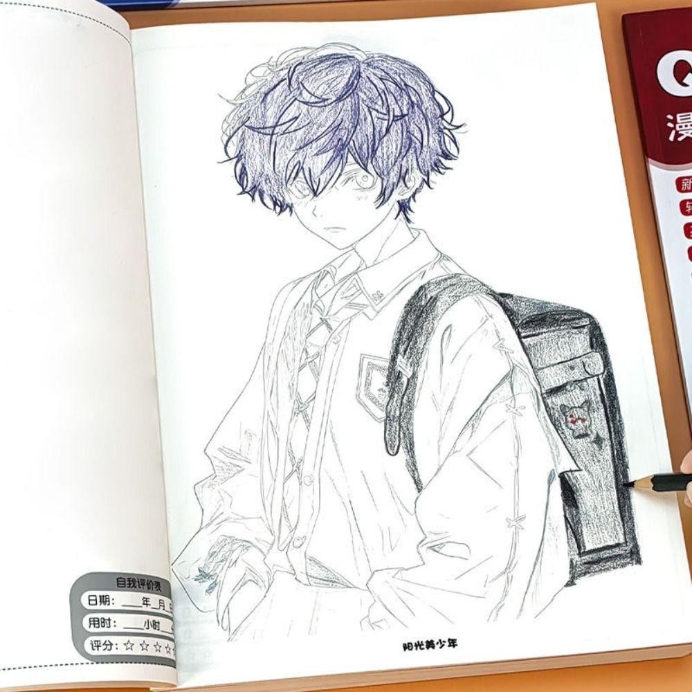 สมุดร่างเส้นการ์ตูน น้ํา,สามเณรศูนย์ปฏิบัติพื้นฐานมังงะร่างกวดวิชา,มืออาชีพติดตามอะนิเมะร่างวาดอะนิเมะมือวาดหนังสืออุปกรณ์ศิลปะ - รูปที่ 3