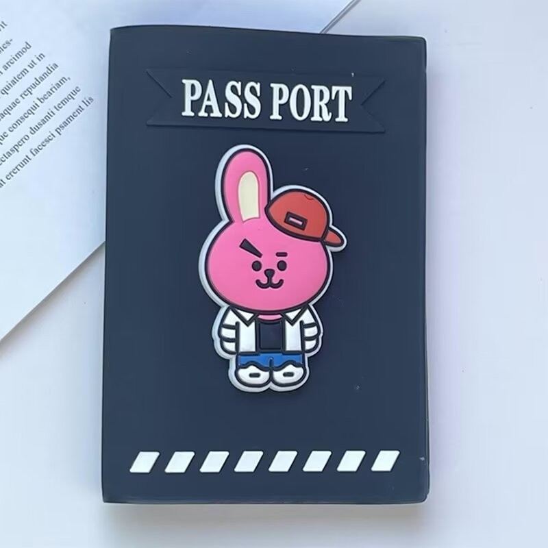 เคสป ้ องกันหนังสือเดินทาง BTS ที ่ ใส ่ หนังสือเดินทาง