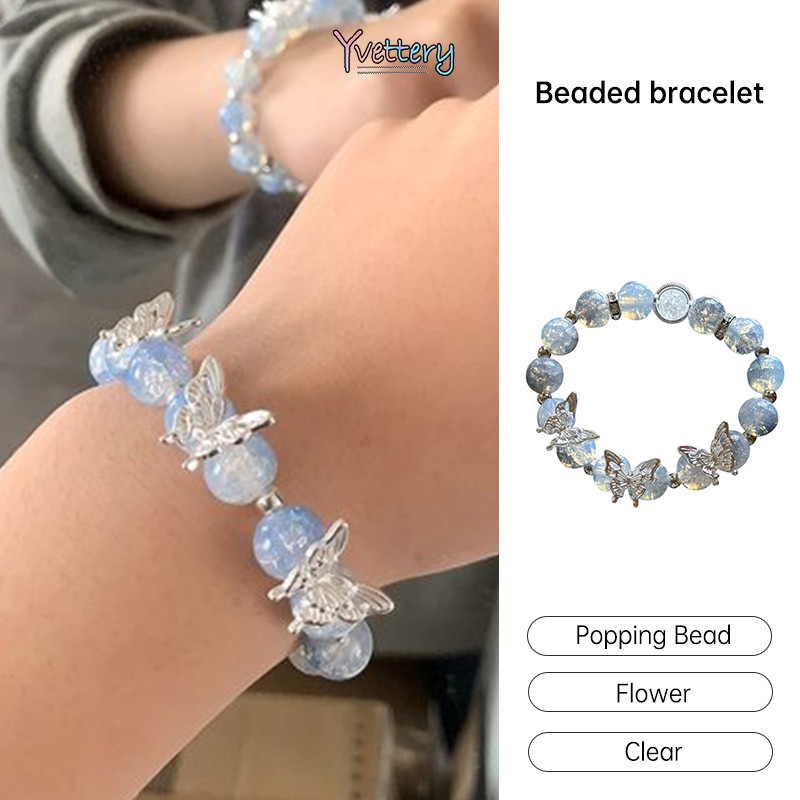 ร้านค้าไทย🌸สร้อยข้อมือลูกปัดดอกไม้ Trend Niche Design สร้อยข้อมือระดับไฮเอนด์ สร้อยข้อมือ Fairy Van.