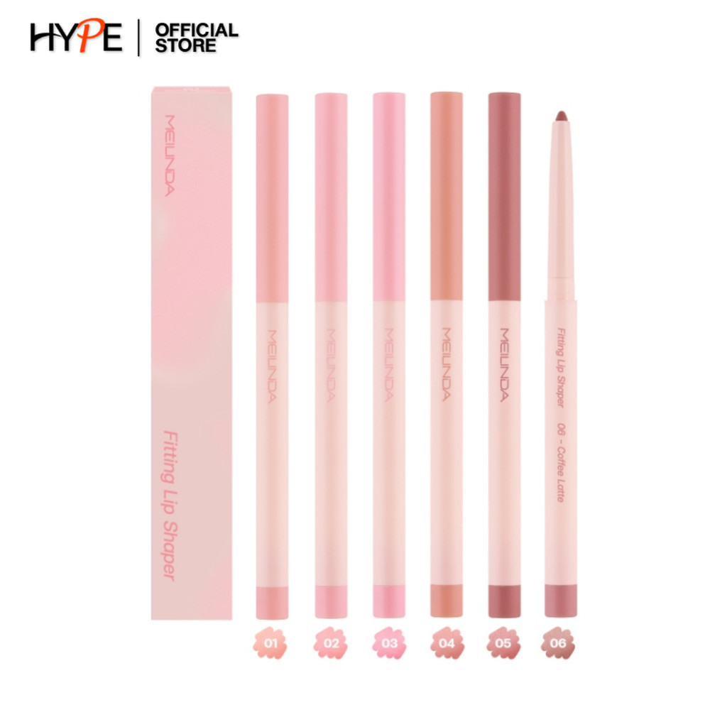 มีสีใหม่(01-12) Meilinda Fitting Lip Shaper ลิปไลเนอร์ (MC2074)