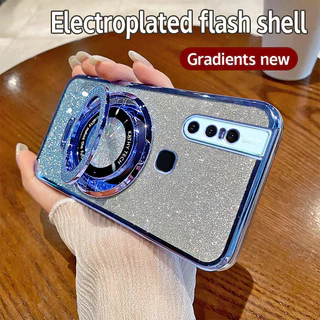เคส Vivo V15/V17/V19 Neo/V19 เคสโทรศัพท ์ ป ้ องกันการตกโปร ่ งใสพร ้ อมขายึด ZJSF