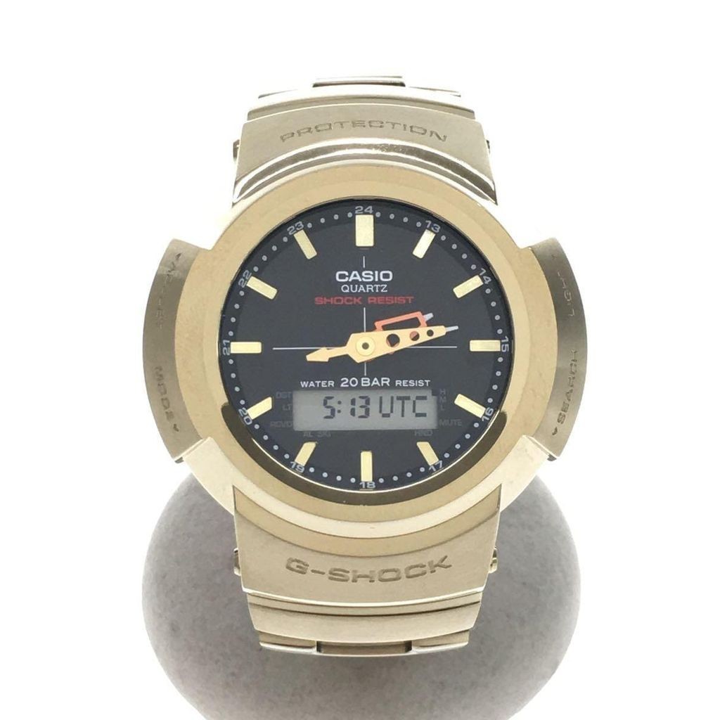 CASIO Wrist Watch G-Shock Gold Men's Solar Direct from Japan Secondhand