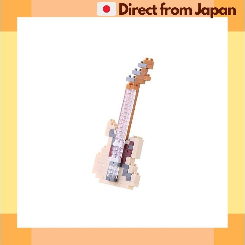 [Direct from Japan] Nanoblock Electric Guitar Ivory NBC_147