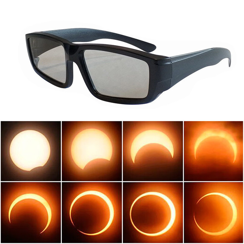 1pc Solar Eclipse Viewer แว ่ นตา Ultra-light สบายแว ่ นตา Fit สําหรับ Sun Shades