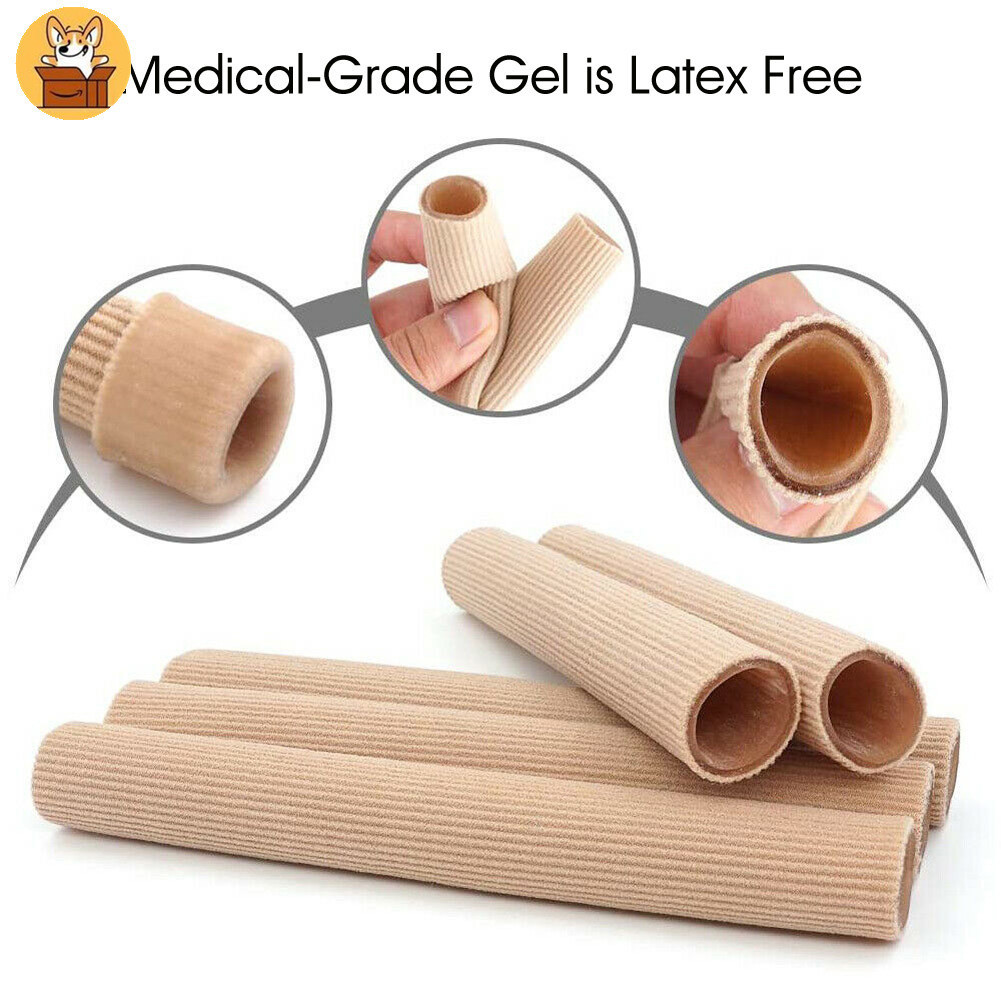 Am-az1pcผ้าFinger Toe Protectorแยกหลอดเท้าปวดมือบรรเทาผ้าพันแผลนุ่มเท้าดูแลเครื่องมือแคลลัสป้องกันเครื่องมือ