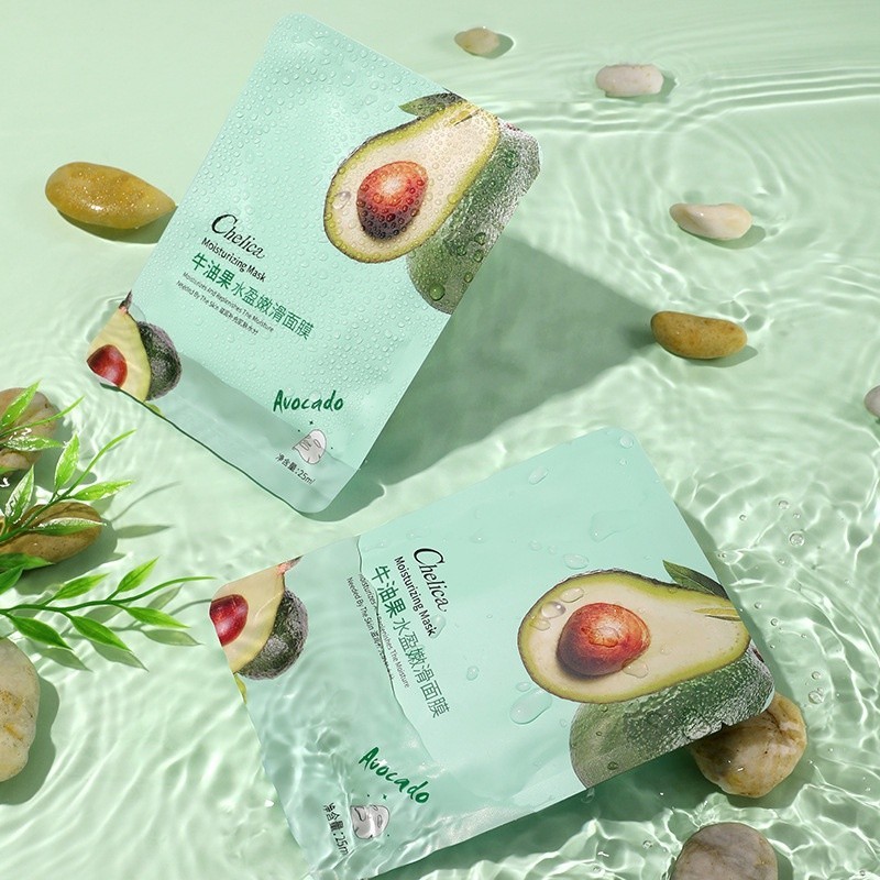 Chelica Mask เกาหลี Hydration Mask 6 หน้ากากธรรมชาติบริสุทธิ์ Moisturizing ผิวเติมความชุ่มชื้น