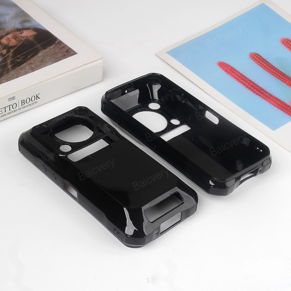 Oukitel WP33 Pro Case คุณภาพสูงแฟชั ่ น Shell TPU ซิลิคอนสีดํา Soft Case Cover Full Protective Casin