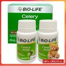 Bio-life/biolife Celery 3000 หรือ 300 มก. Uric Acid Control 30S หรือ 30SX2