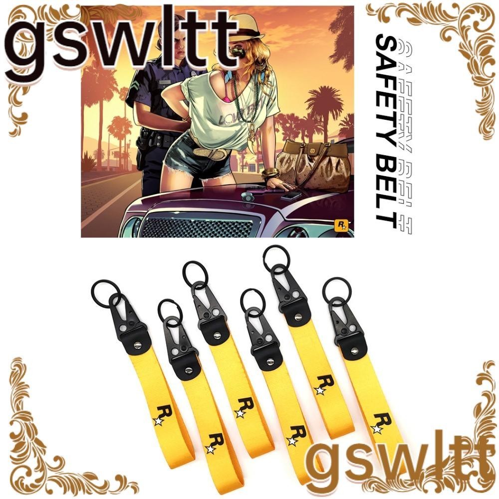 Gswltt สายรัดกุญแจรถจักรยานยนต ์ , เกม Rockstar GTA 5 แฟนพวงกุญแจอัตโนมัติ , แท ็ กกุญแจอัตโนมัติ